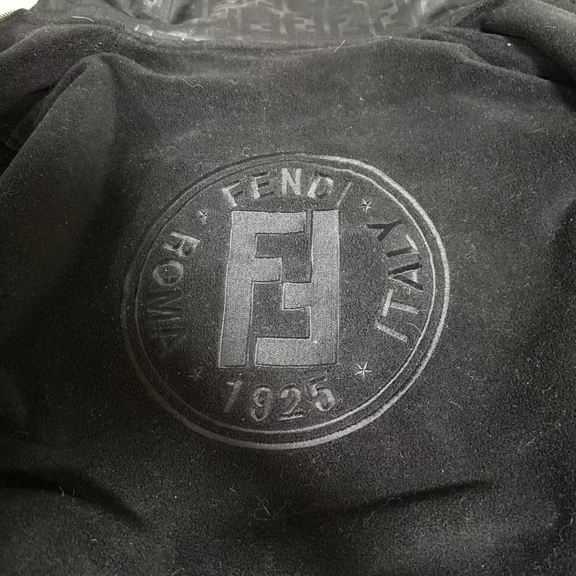 FENDI Zucca reversible coat
