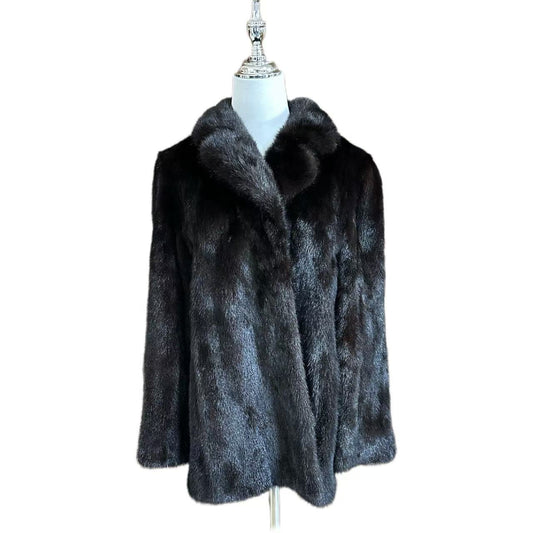 MOON CRESENT BLACKGLAMA 17 fur coat