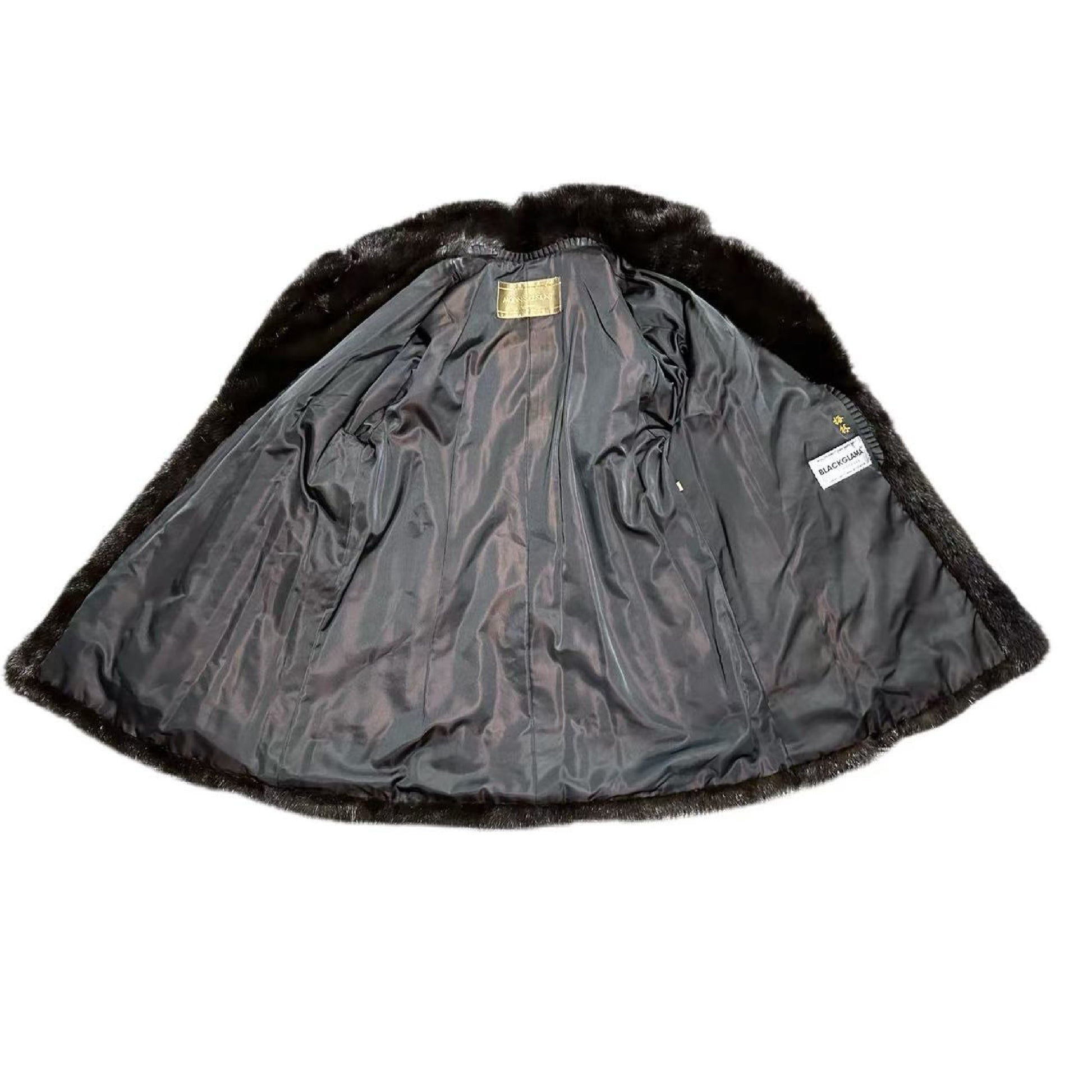 MOON CRESENT BLACKGLAMA 17 fur coat