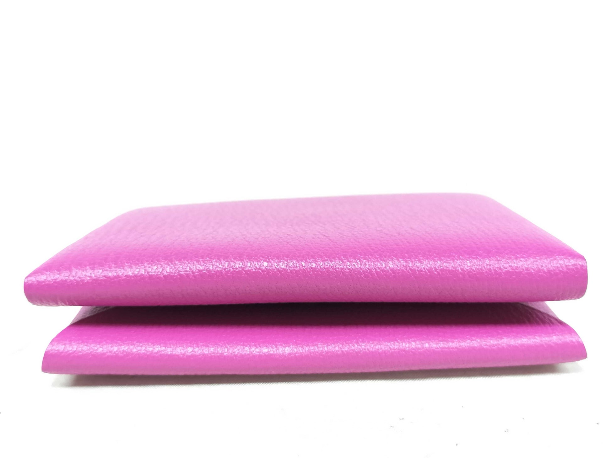 HERMES Calvi Duo Chevre Pink Card Case, Pass Case, Business Card Case