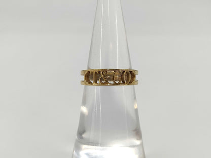 Tiffany & Co. Tiffany & Co. Logo Yellow Gold 750 2.5g Ring 