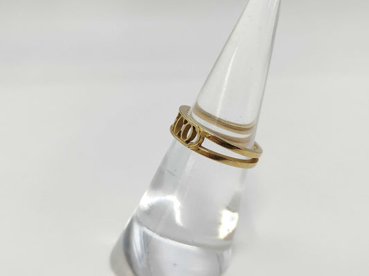 Tiffany & Co. Tiffany & Co. Logo Yellow Gold 750 2.5g Ring 