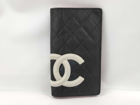 CHANEL Cambon Line Long Wallet with Coco Mark