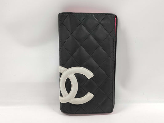 CHANEL Cambon Line Long Wallet with Coco Mark