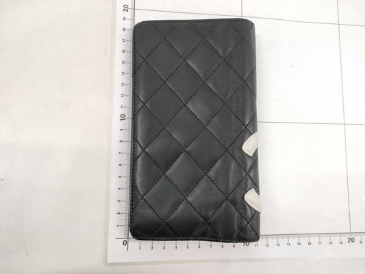 CHANEL Cambon Line Long Wallet with Coco Mark
