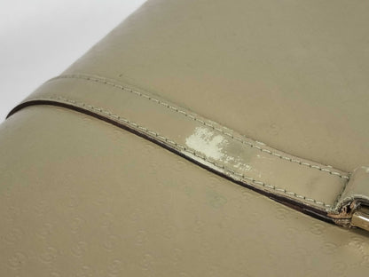 GUCCI Jackie Tote Bag / 002 1065 / Jackie / Micro GG / Leather / Beige Tote Bag