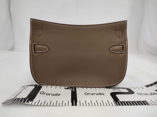 HERMES/Shoulder Bag/Gypsiere Mini/Evercolor/Etoupe/W Stamped Shoulder Bag