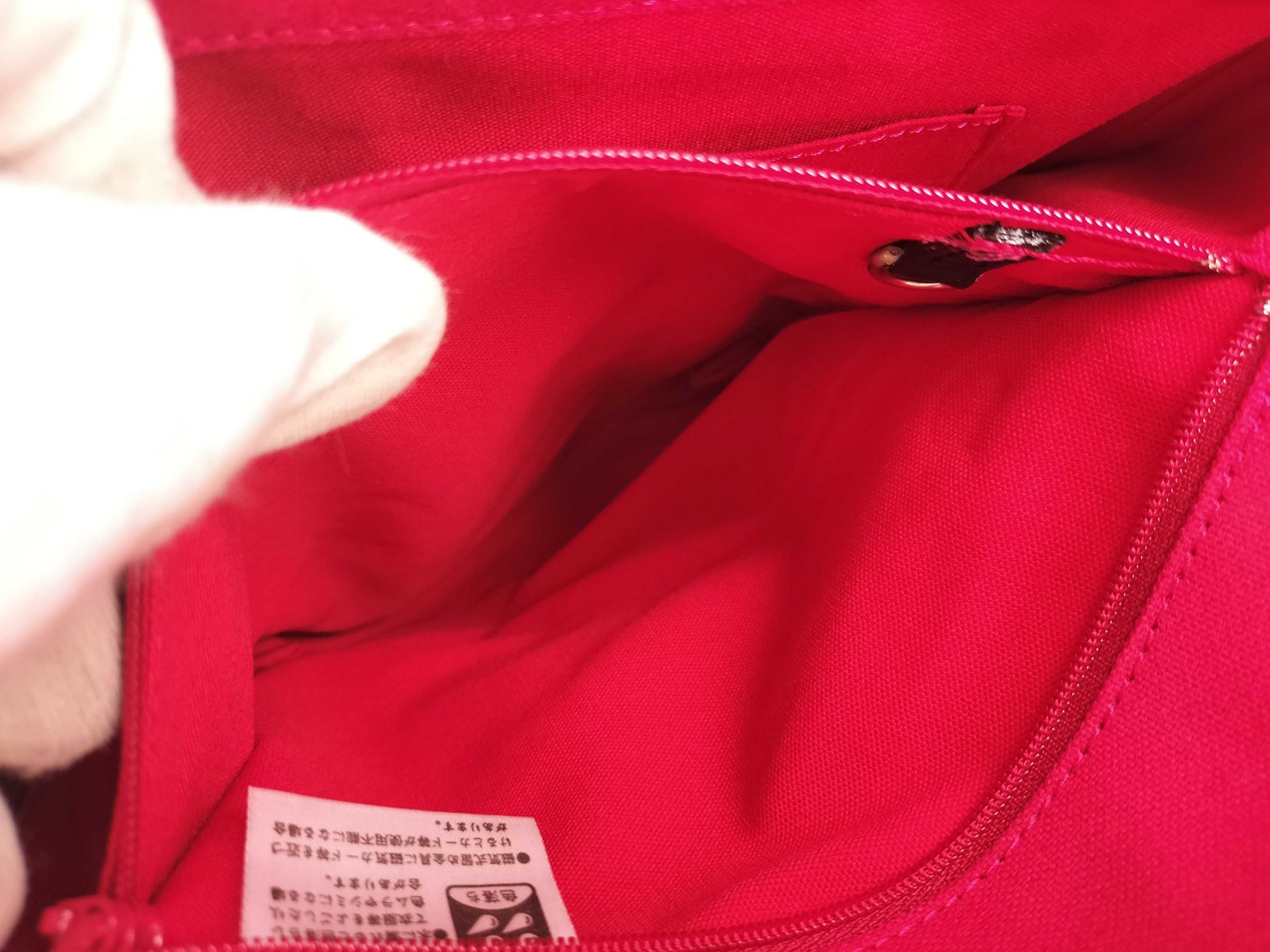 Vivienne Westwood Tote Bag/Tiny Orb/Canvas/Red Tote Bag