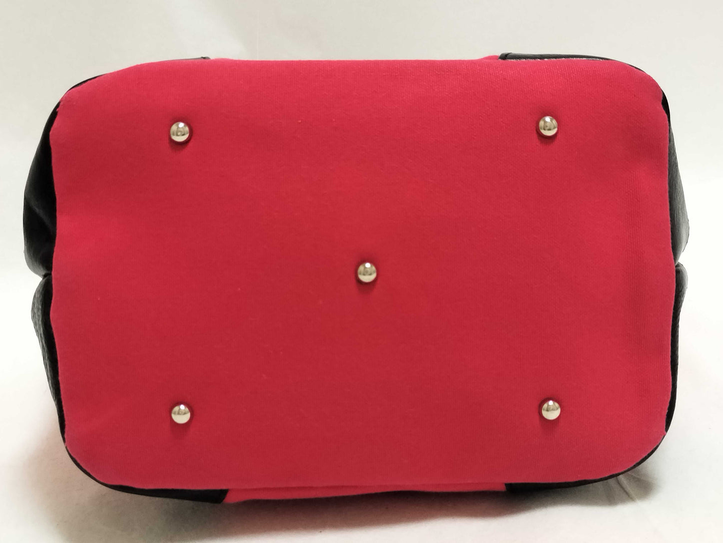 Vivienne Westwood Tote Bag/Tiny Orb/Canvas/Red Tote Bag