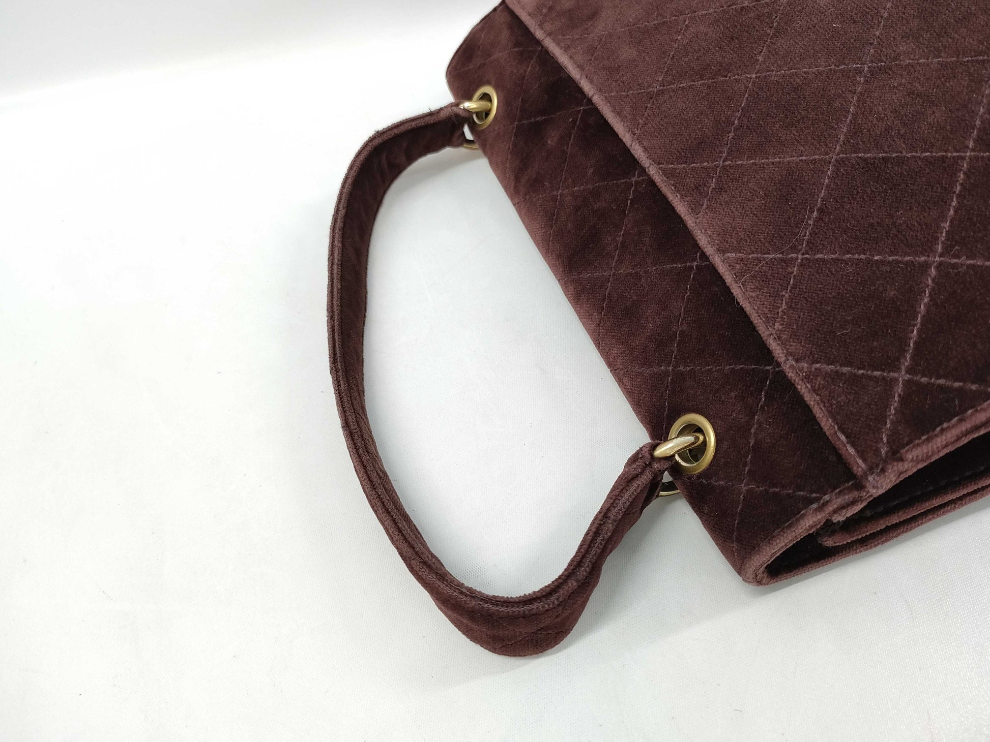 CHANEL CHANEL Matelasse Handbag Corduroy Handbag