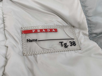 PRADA PRADA Prada Triangle Plate Down Jacket Size 38 Jacket