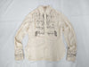HERMES HERMES Accordion Blouse Shirt Musical Note 38 Shirt