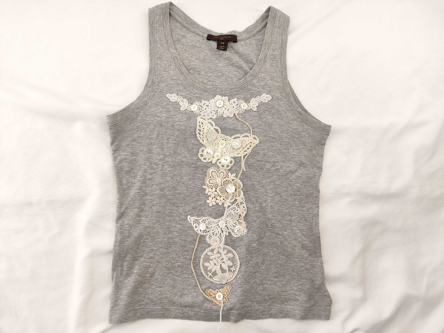 LOUIS VUITTON LOUIS VUITTON Louis Vuitton Butterfly Tank Top XS Tops