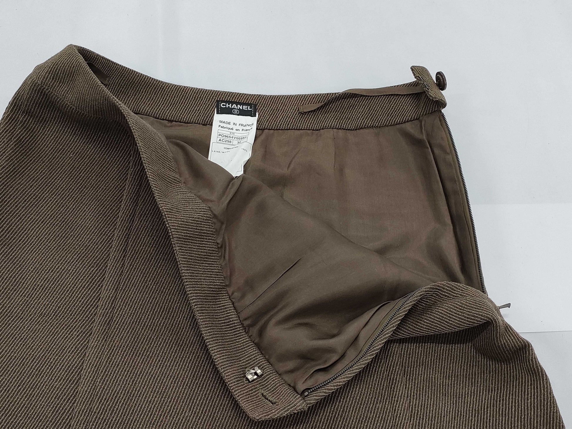 CHANEL CHANEL Wool Skirt Size 38 Skirt