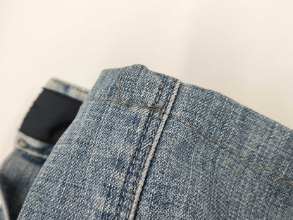 LOUIS VUITTON LOUIS VUITTON Louis Vuitton Buckle Denim Jeans, Size 38, Pants