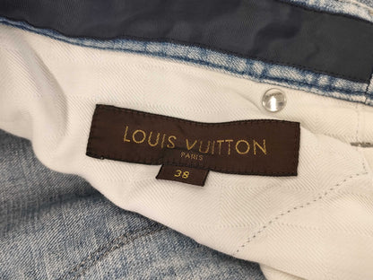 LOUIS VUITTON LOUIS VUITTON Louis Vuitton Buckle Denim Jeans, Size 38, Pants