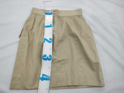 CHANEL CHANEL Logo Button Skirt Size 36 