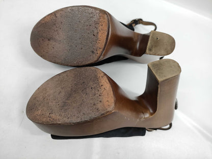  CHANEL CHANEL Coco Mark Medal Sandals Size 23cm 