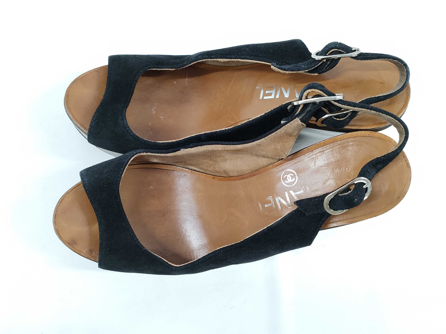  CHANEL CHANEL Coco Mark Medal Sandals Size 23cm 