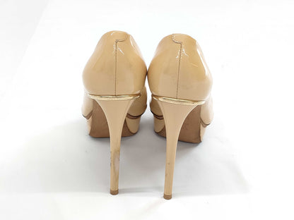 LOUIS VUITTON LOUIS VUITTON Louis Vuitton Back Logo Heel Pumps Size 35 1/2