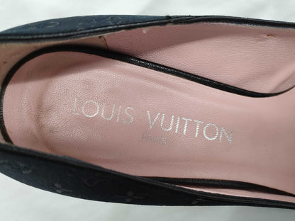 LOUIS VUITTON LOUIS VUITTON Louis Vuitton Monogram Mini Heel Pumps Size 35