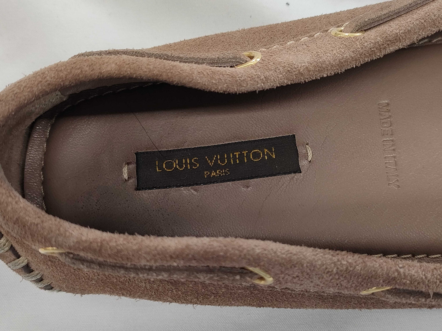 LOUIS VUITTON LOUIS VUITTON Louis Vuitton Moccasin Flat Shoes Size 36 1/2 Loafers