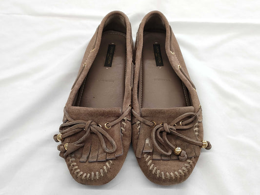 LOUIS VUITTON LOUIS VUITTON Louis Vuitton Moccasin Flat Shoes Size 36 1/2 Loafers