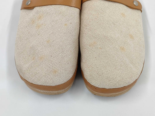 HERMES HERMES Wood Mule Sabo Sandals Size 37 Sandals