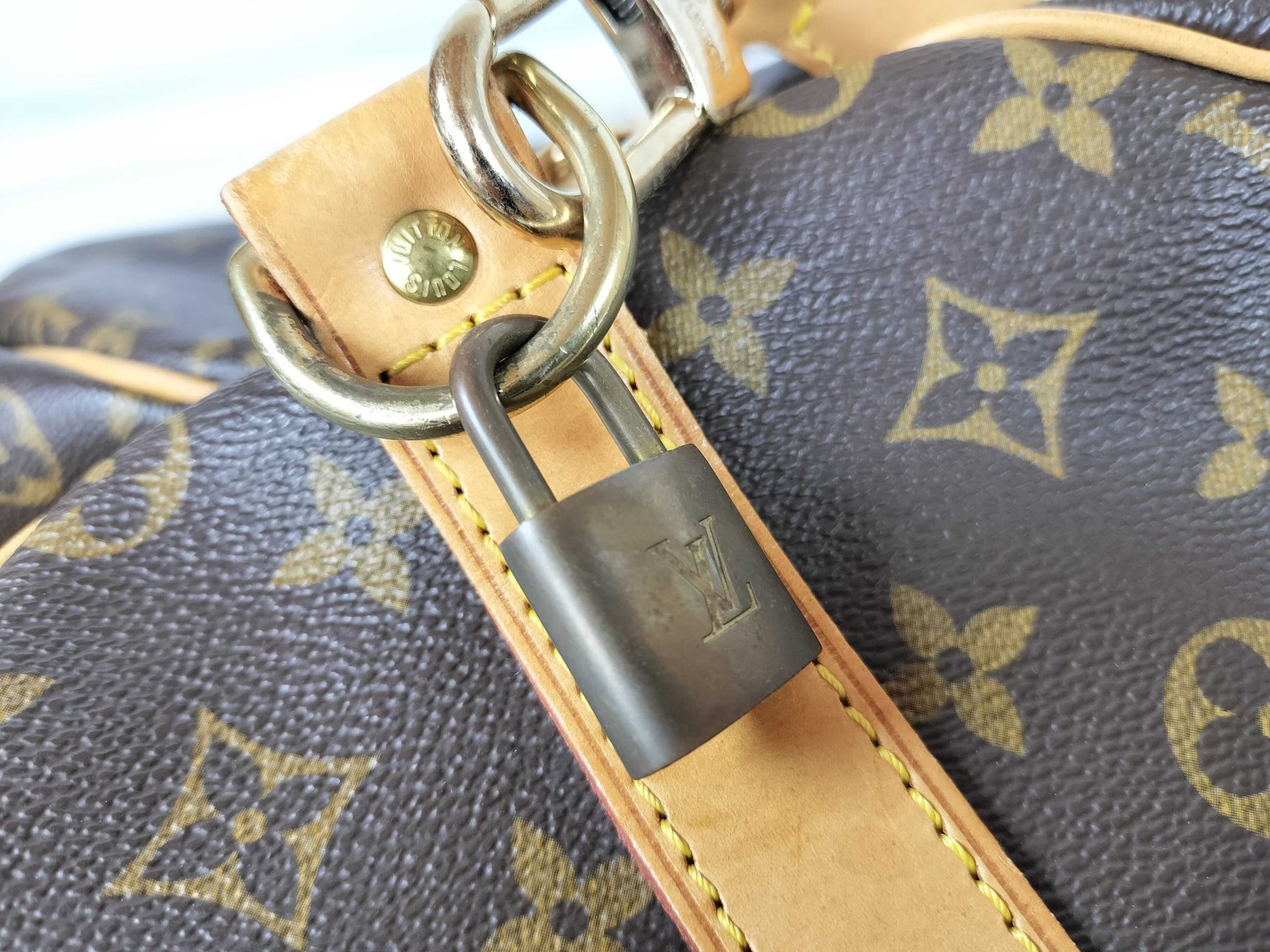 LOUIS VUITTON Monogram LV Bag Boston Bag