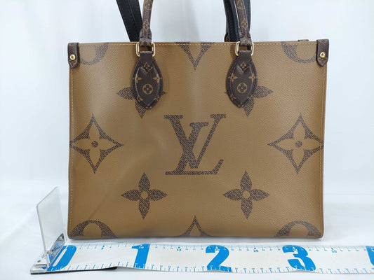 LOUIS VUITTON M45321 Monogram Louis Vuitton Giant On-the-Go MM Tote Bag with IC Tag and G Hardware