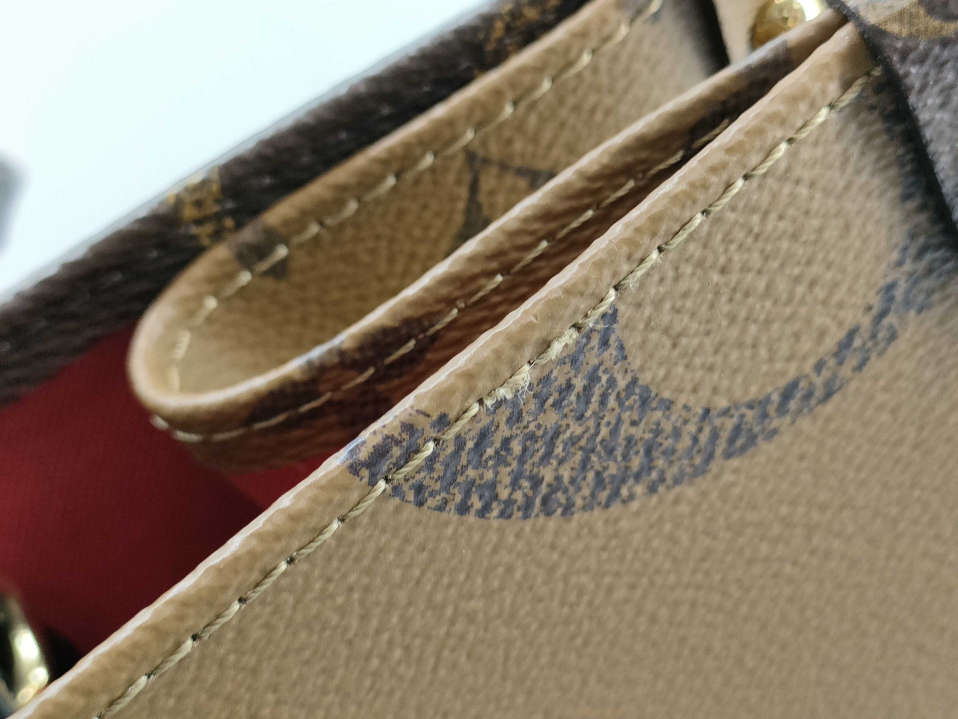 LOUIS VUITTON M45321 Monogram Louis Vuitton Giant On-the-Go MM Tote Bag with IC Tag and G Hardware