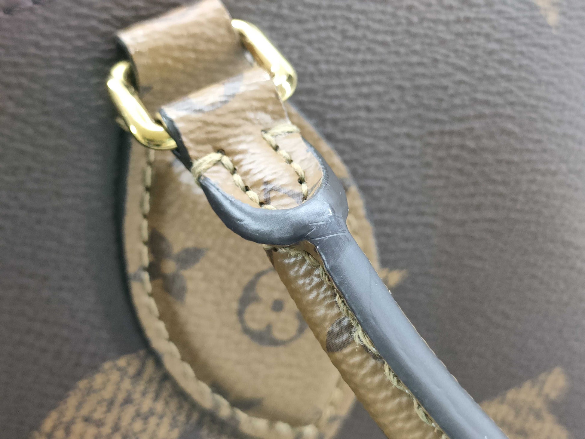 LOUIS VUITTON M45321 Monogram Louis Vuitton Giant On-the-Go MM Tote Bag with IC Tag and G Hardware
