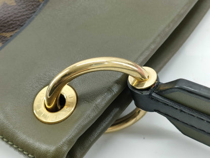 LOUIS VUITTON M43159 Monogram Louis Vuitton Tuileries Besace Khaki/Pink Shoulder Bag with G Hardware CA5106 Shoulder Bag