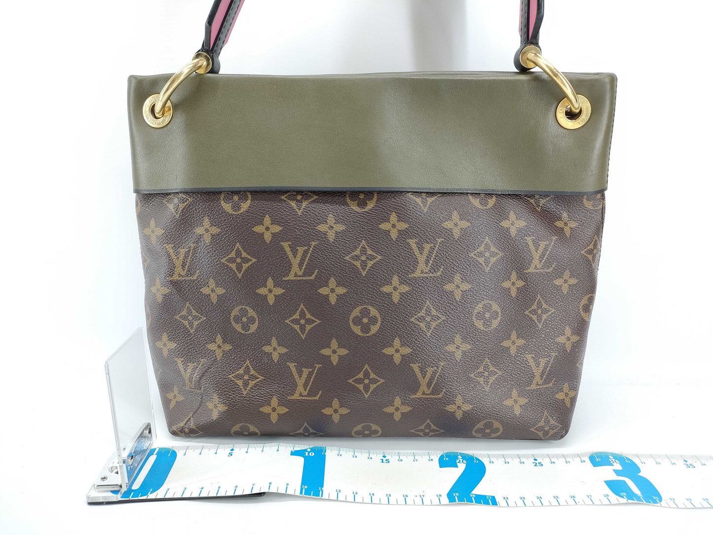 LOUIS VUITTON M43159 Monogram Louis Vuitton Tuileries Besace Khaki/Pink Shoulder Bag with G Hardware CA5106 Shoulder Bag