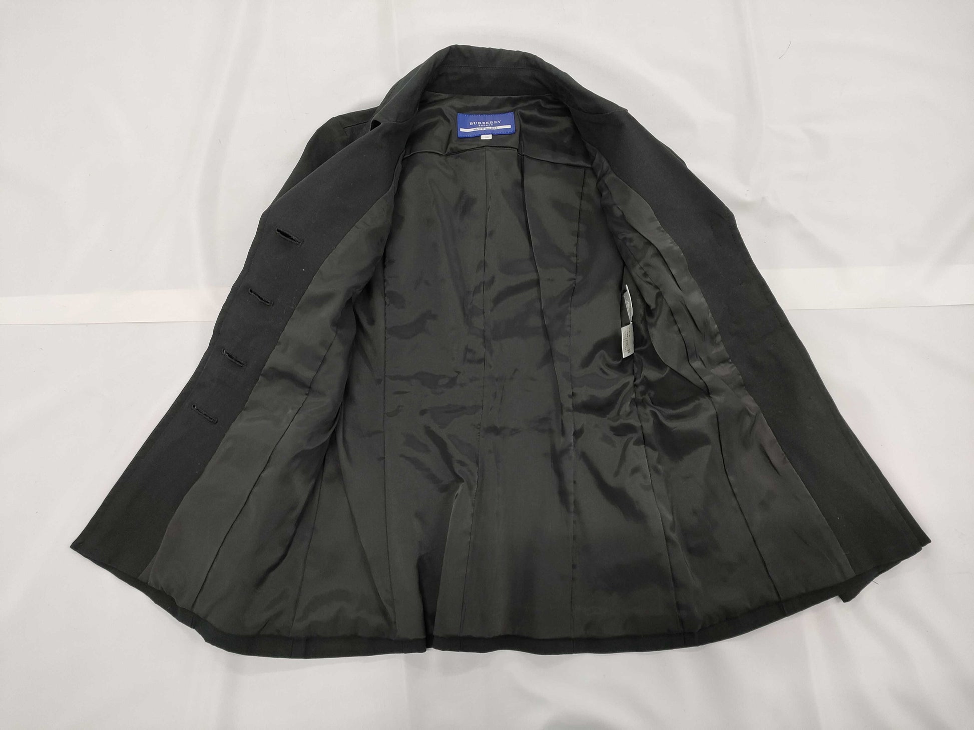 BURBERRY Burberry Long Coat Size 38 Outerwear Black Coat