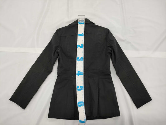 BURBERRY Burberry Long Coat Size 38 Outerwear Black Coat