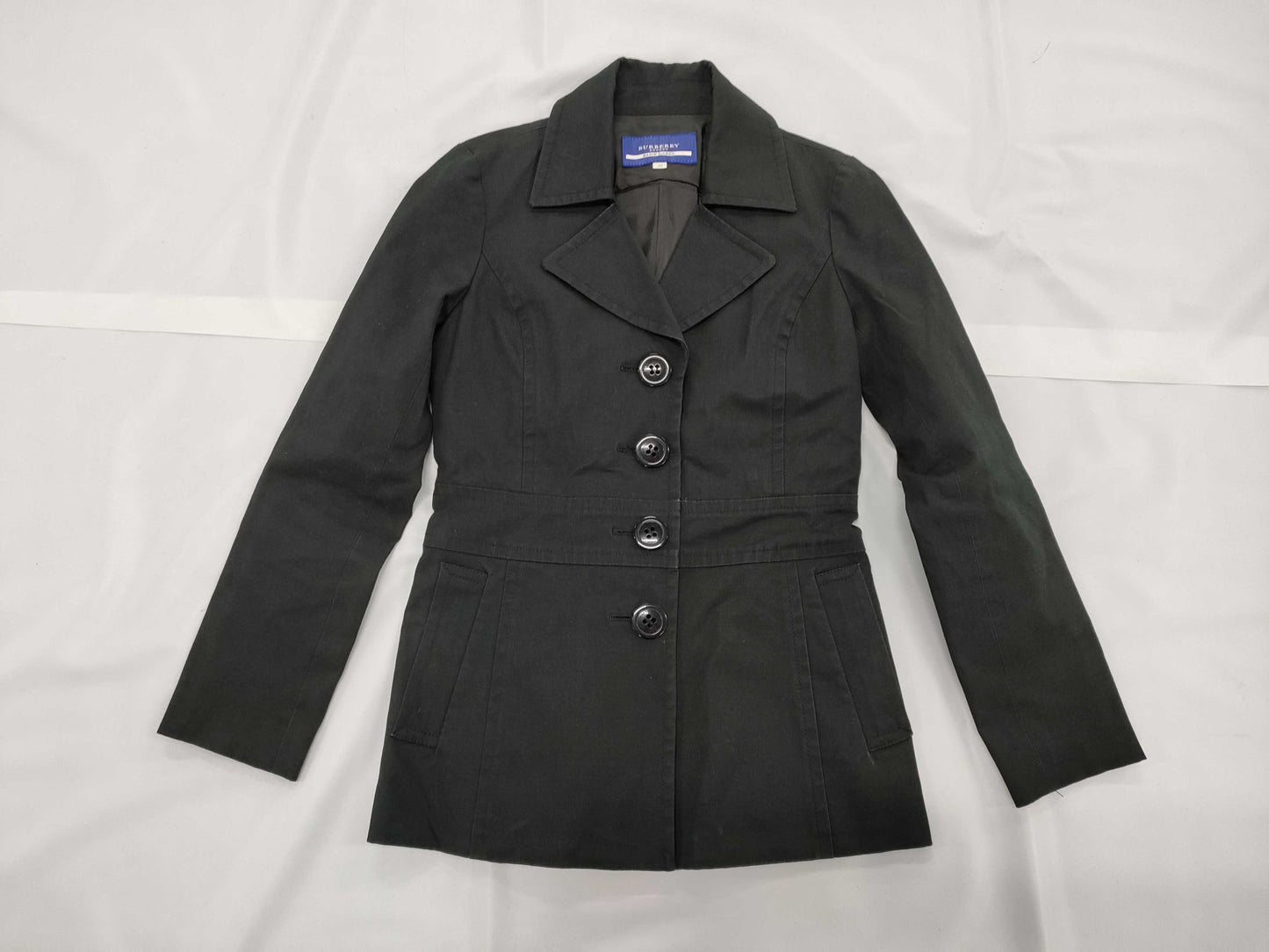 BURBERRY Burberry Long Coat Size 38 Outerwear Black Coat