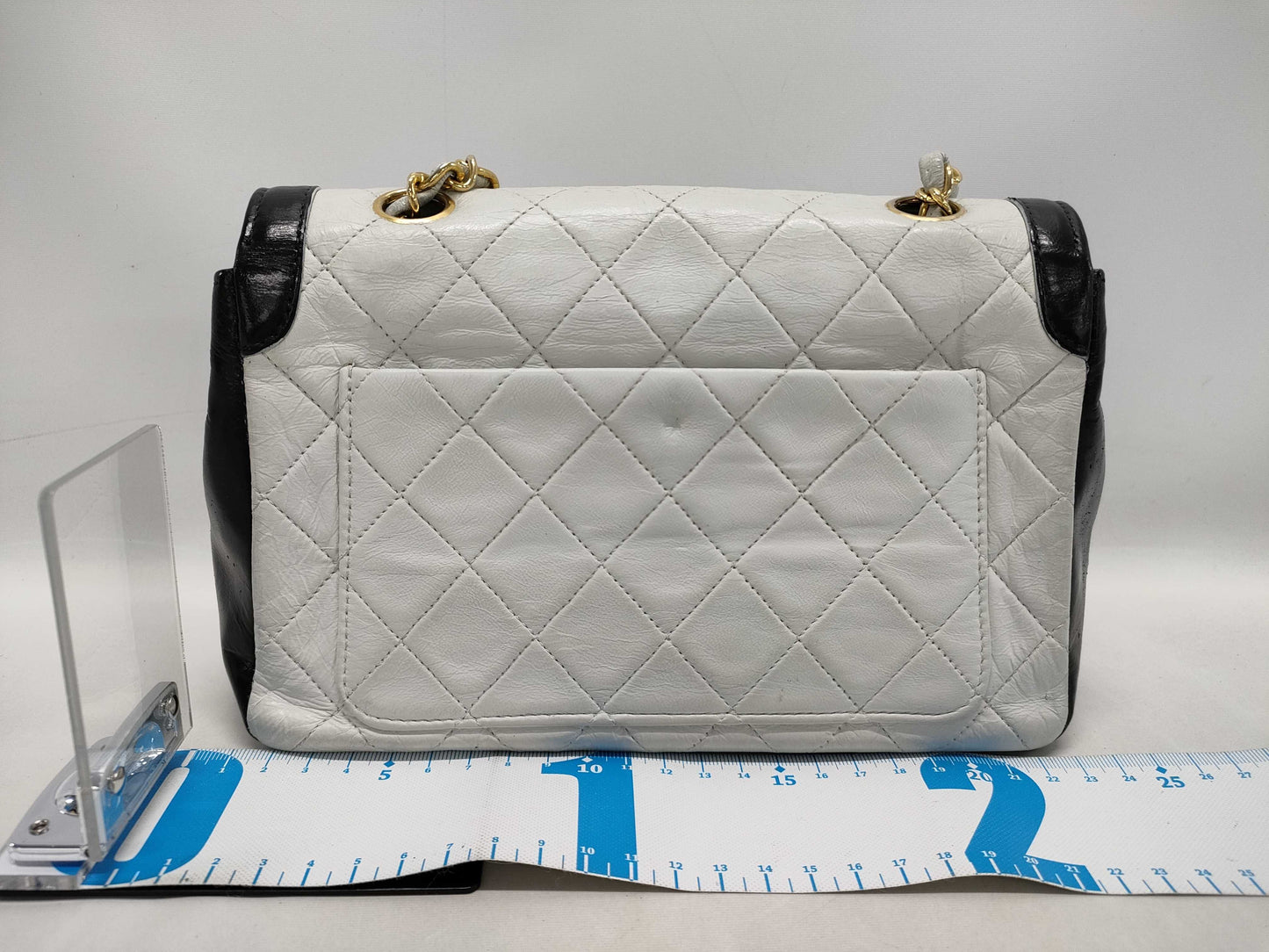 CHANEL Matelasse Turnlock Coco Mark Two-Tone Lambskin Chain Shoulder Bag with Pouch