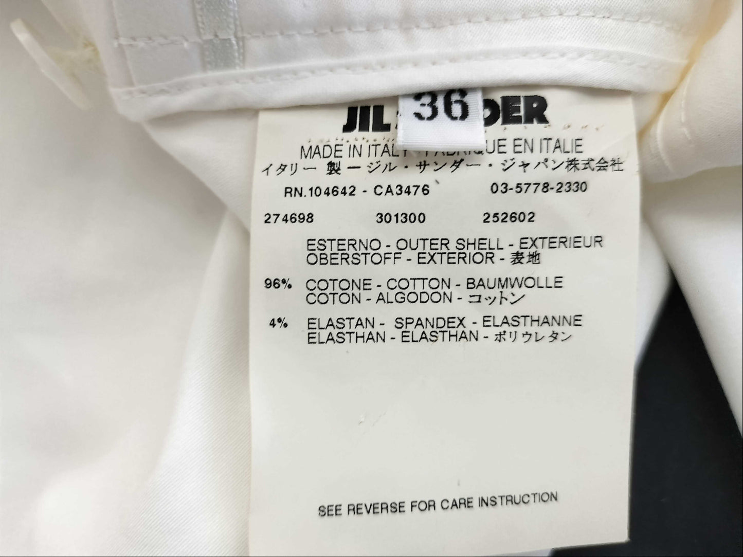JIL SANDER JIL SANDER Pants Size 36