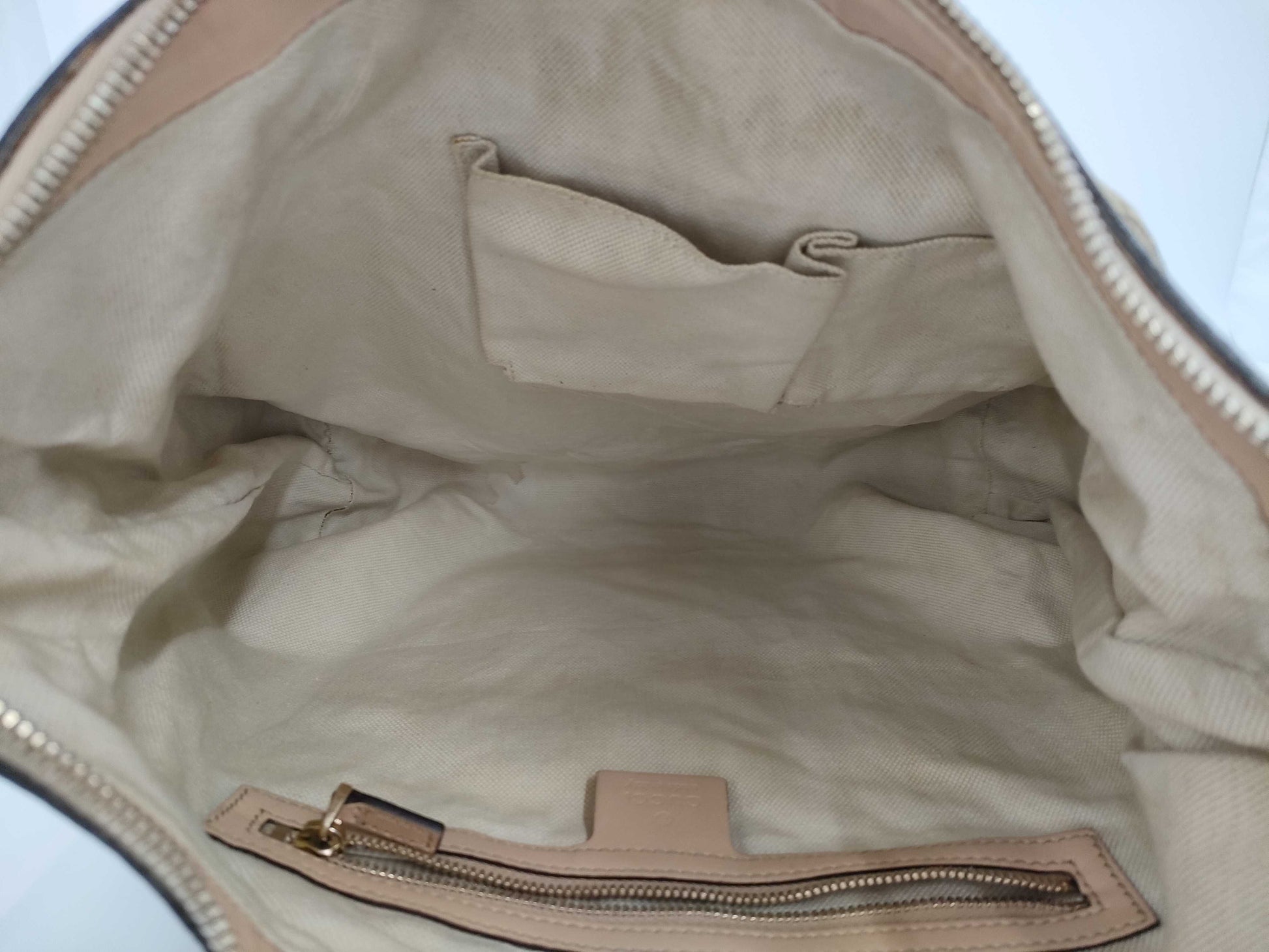 GUCCI GG Canvas Ophidia Leather x Canvas 257084 Handbag