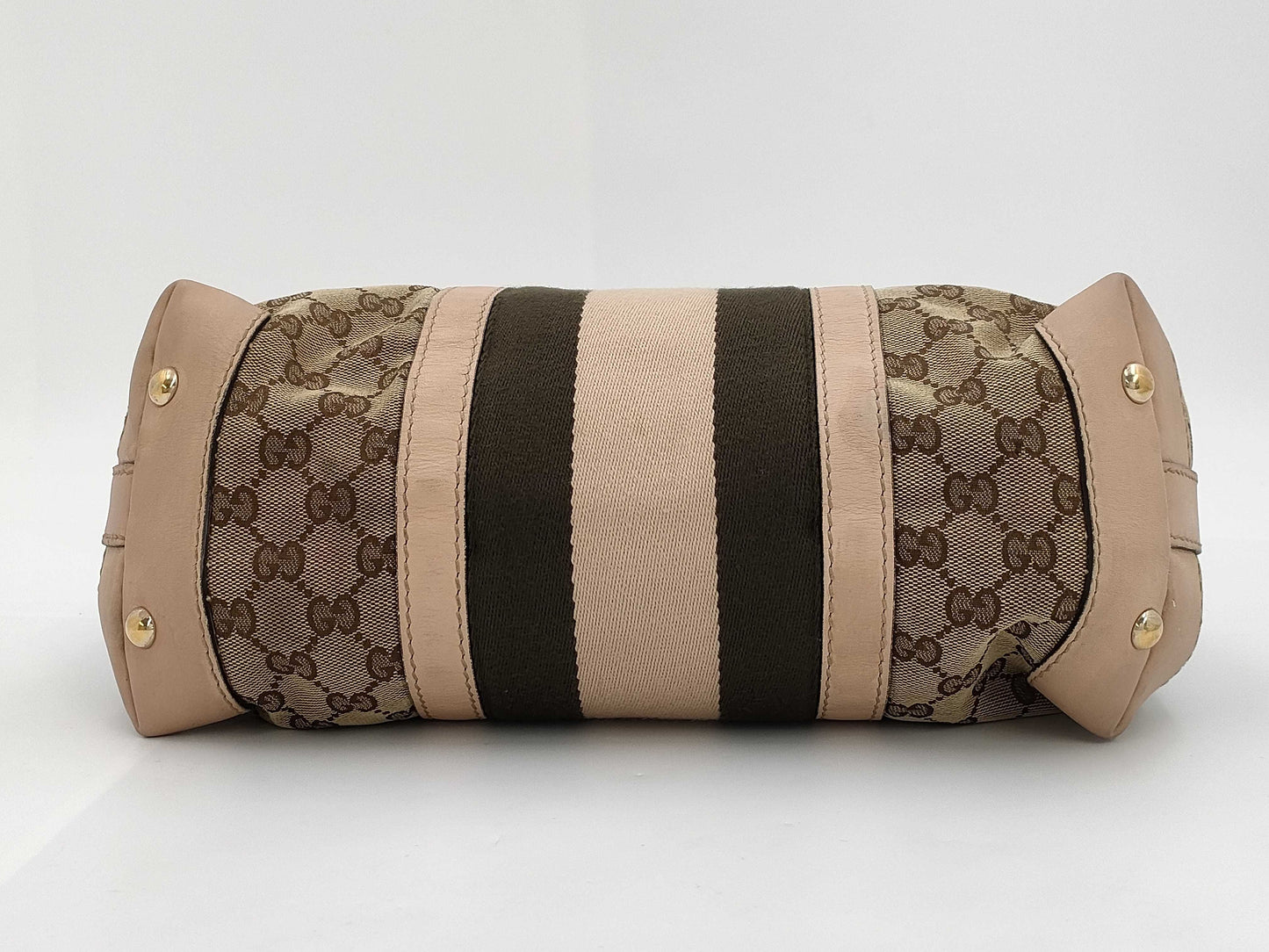 GUCCI GG Canvas Ophidia Leather x Canvas 257084 Handbag