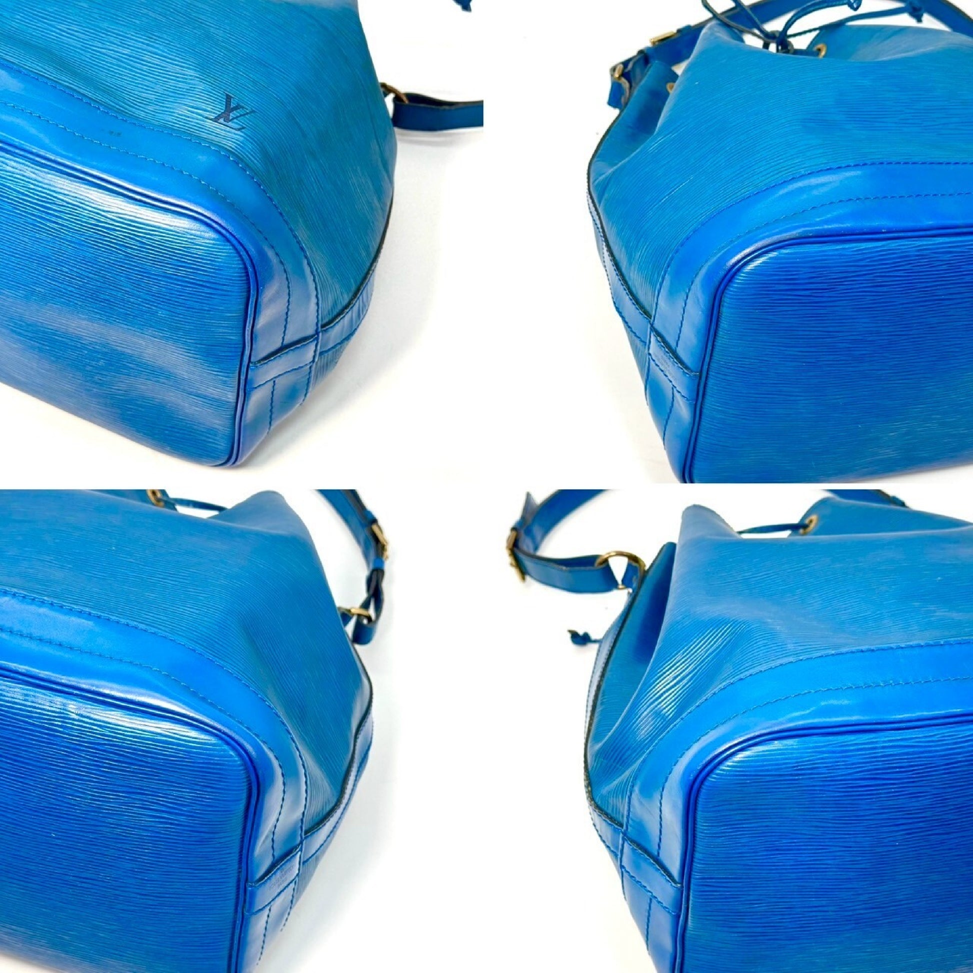 LOUIS VUITTON M44005 Epi Leather Shoulder Bag Blue VI0973 Shoulder Bag