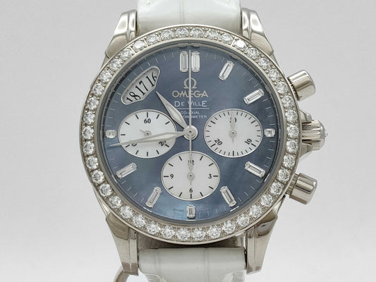 OMEGA De Ville 4679.72.36 78308810 Automatic Shell Dial 18K White Gold Men's Watch