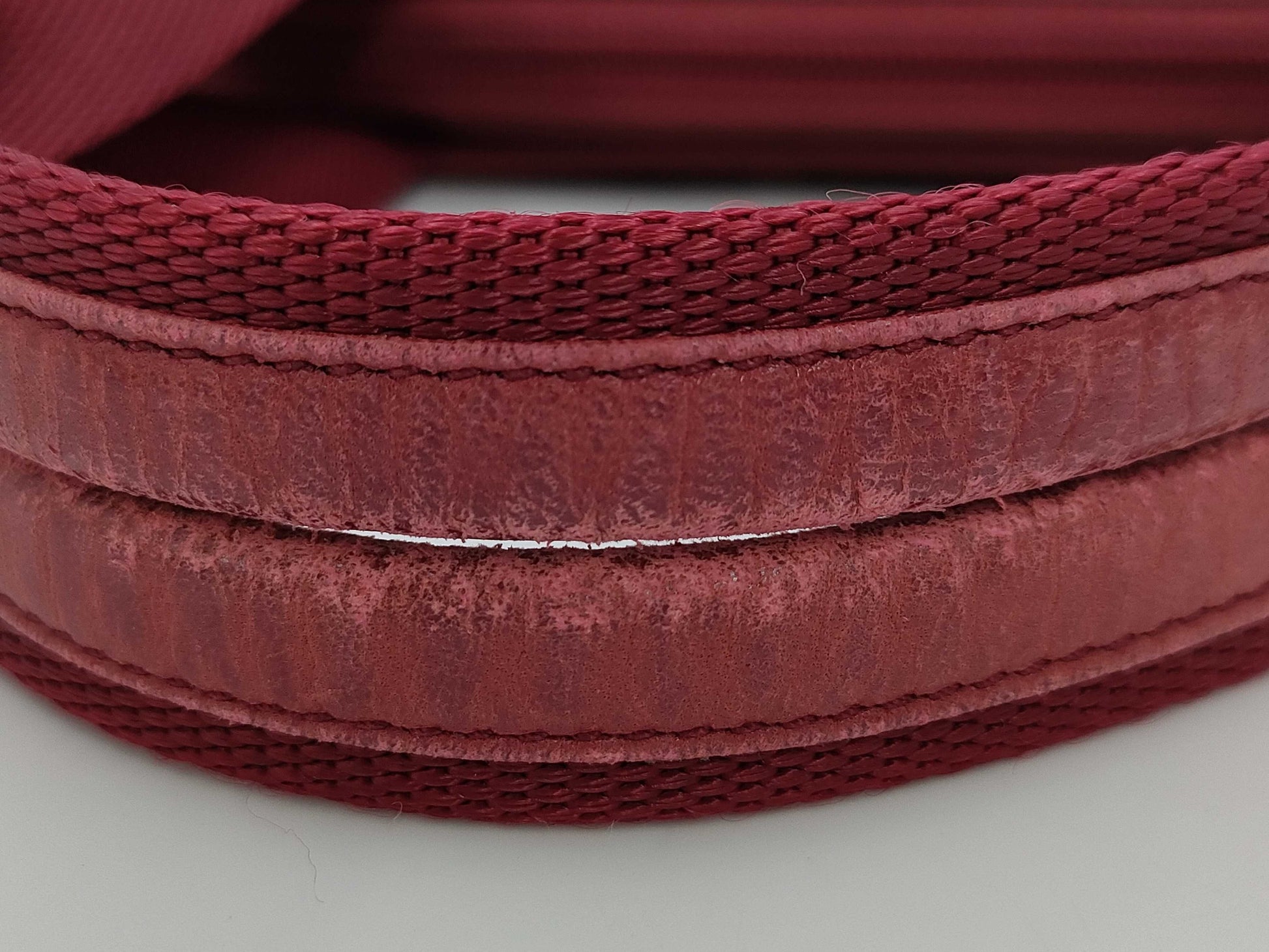 PRADA Nylon Triangle Plate Red Tote Bag