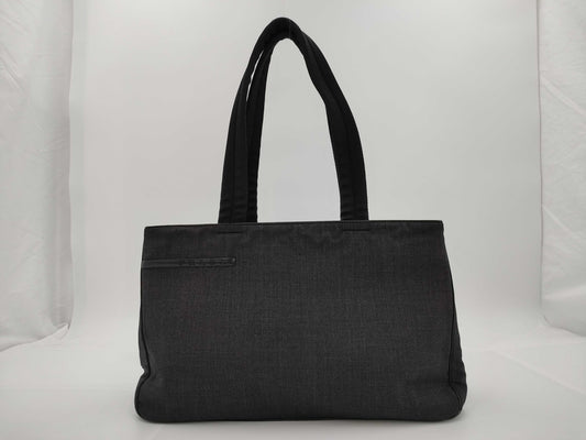 PRADA Gray Tote Bag