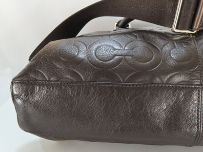 COACH leather tote handbag