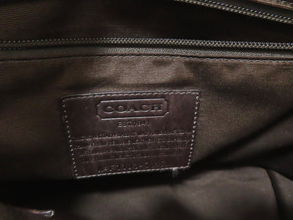 COACH leather tote handbag