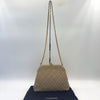 CHANEL Chain Shoulder Bag with Coco Mark, Beige