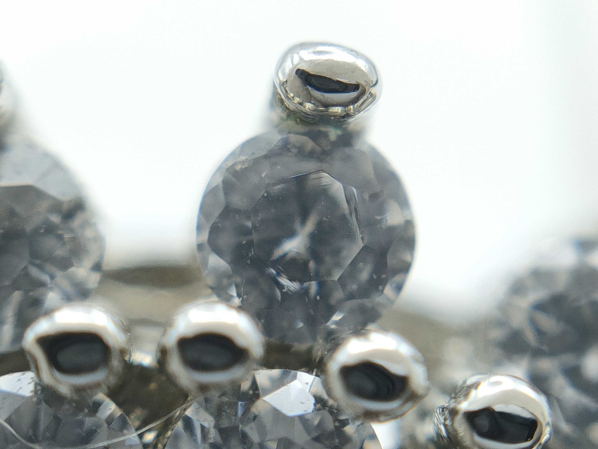 R0.62ct Clear Stone SV925 5.4g Ring 