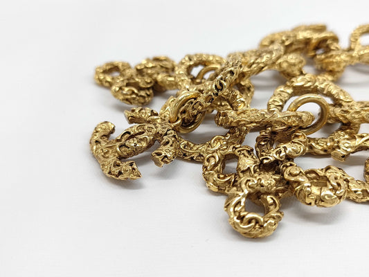 CHANEL CHANEL Lava Coco Mark Bracelet 93A Gold Bracelet/Bangle